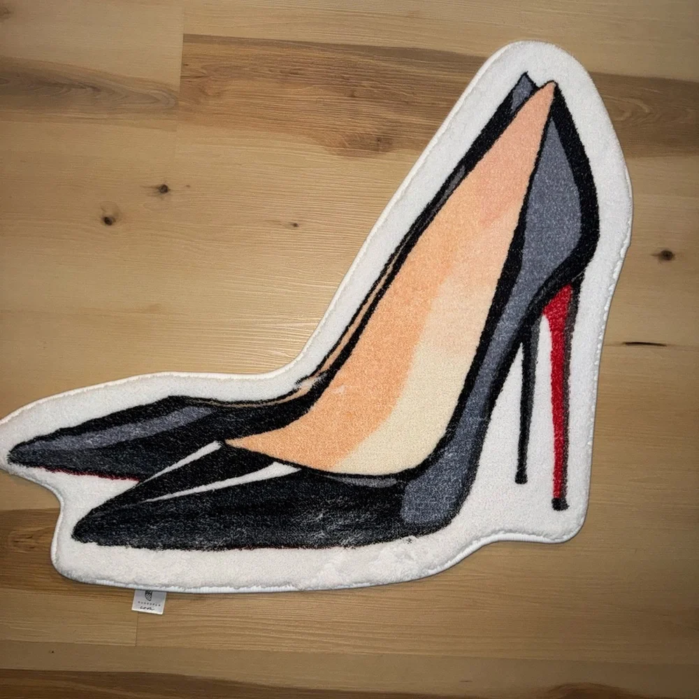 Stylish Red Bottom Heels Rugs